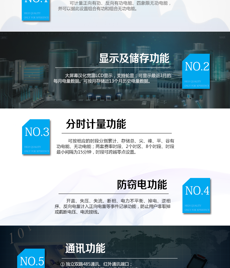 杭州百富華隆DTZY532三相四線遠(yuǎn)程費(fèi)控智能電能表主要技術(shù)指標(biāo)
　　精度等級(jí)：有功1級(jí) 電流范圍：1.5 A~100A
　　外觀尺寸：290*170*85 安裝尺寸：150*240(256)
　　工作溫度范圍：-40°C～+70°C 計(jì)時(shí)準(zhǔn)確度：≤0.5s/d