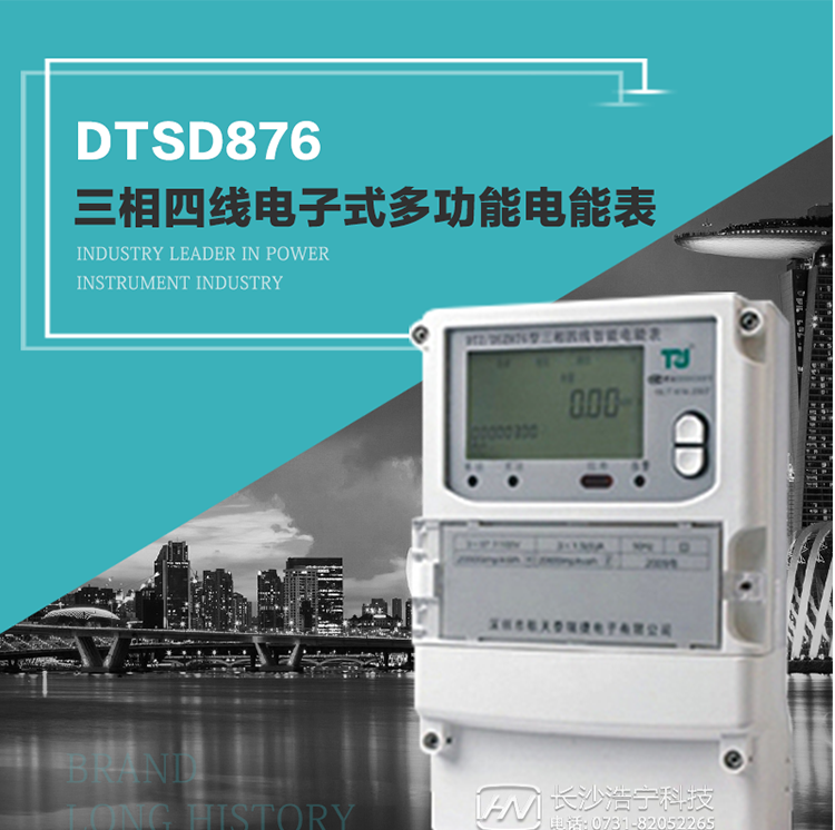 產(chǎn)品介紹
&nbsp;&nbsp;&nbsp;&nbsp;&nbsp;DTSD876多功能電能表性能指標(biāo)符合GB/T17215.322-2008《交流電測量設(shè)備　特殊要求第22部分：0.2S級和0.5S級靜止式有功電能表》、GB/T17215.323-2008《交流電測量設(shè)備　特殊要求第23部分：2級和3級靜止式無功電能表》和DL/T 614–2007《多功能電能表》標(biāo)準(zhǔn)，其通信符合DL/T645–2007《多功能電能表通信協(xié)議》的要求，并兼容DL/T645–1997《多功能表通信規(guī)約》的要求，可根據(jù)功能定制需求符合多功能電能表的各項技術(shù)要求。